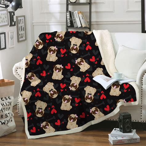 Cute Pug - Blanket V1 - follus.com