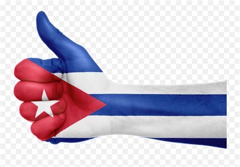 Cuba Flag Hand - De La Bandera Cubana Emoji,Cuban Flag Emoji - free transparent emoji - emojipng.com