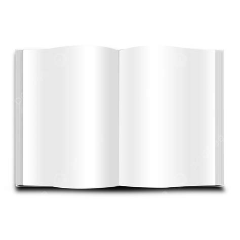 Blank Book Page Mockup Transparent Vector, Open Book Page Mockup, Blank Book Page Mockup, Blank ...