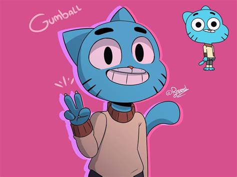 Gumball Watterson-Fanart, Raphael Alejandro | The amazing world of gumball, Gumball, Fan art