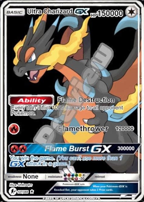 Ultra Charizard Gx Gmax Vmax Gigantamax Ex Pokemon Card - Etsy | Charizard pokemon, Cosas de ...