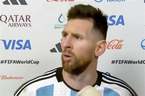 Lionel Messi interrupts interview mid-flow again for…