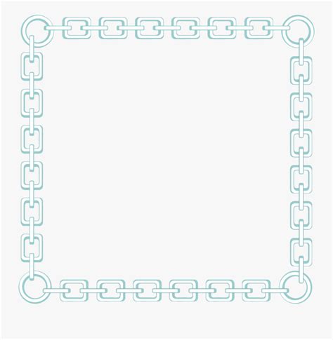 Clip Art Chain Illustration - Chain Link Border Png , Free Transparent Clipart - ClipartKey