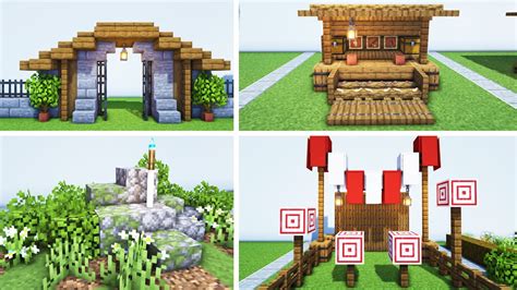 Minecraft | 40+ Must Try Medieval Village Build Ideas - YouTube