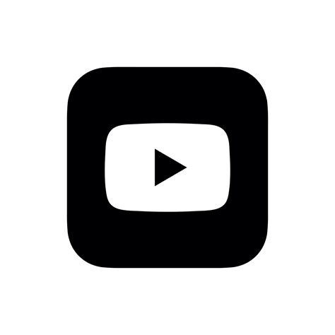 Youtube Logo Png Transparent Black - Image to u