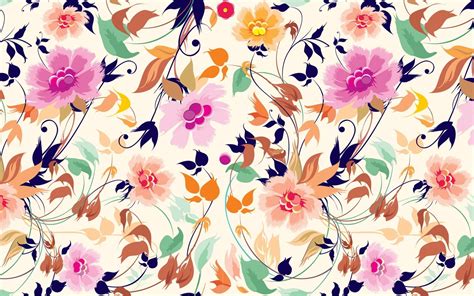 multi-color floral pattern #patterns #background #texture #surface ...