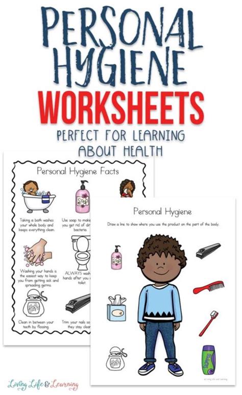 Personal Hygiene Worksheets for Kids