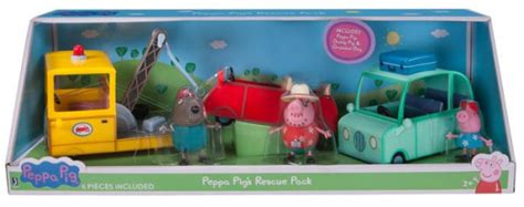 NEW Peppa Pig Rescue Pack 3 Recovery Vehicles Car Truck 3 Figures kid Toy Gift 681326966319 | eBay