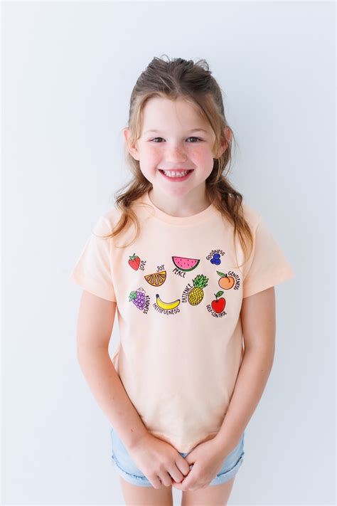 You and your little one will LOVE our new Fruit of the Spirit t-shirt! This listing is for our ...