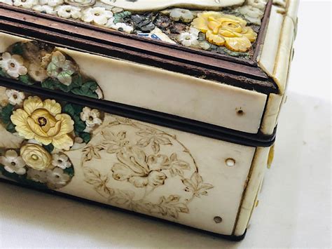 Ivory and Nacre jewelry box, this is a keeper... | Antiques Board