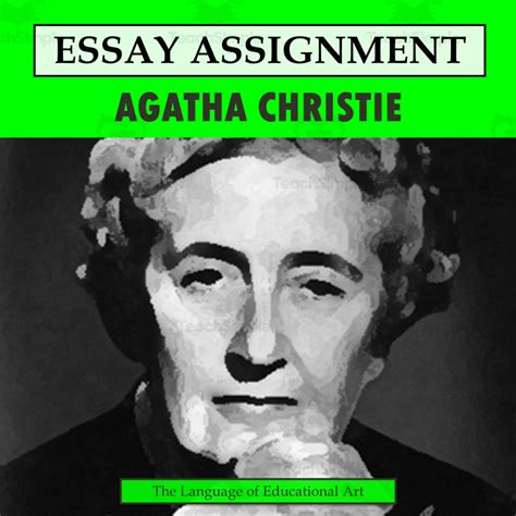 Research Organizer & Essay Assignment: Agatha Christie by Teach Simple