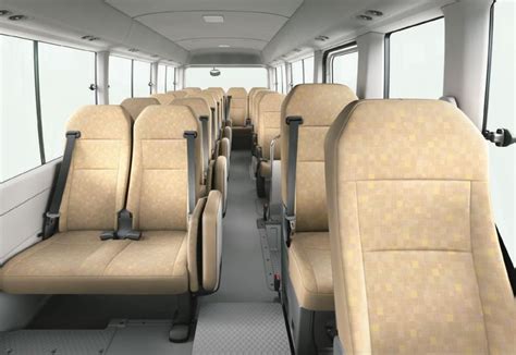 New Toyota Coaster Bus Interior photo, image, inside view picture