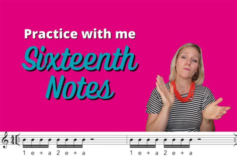 Sixteenth note rhythm exercises - Piano and Voice with Brenda