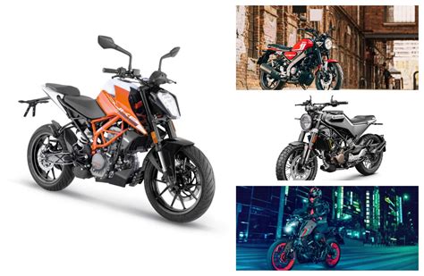 KTM Duke 125 vs Husqvarna 125 vs Yamaha XSR 125 vs Yamaha MT-125