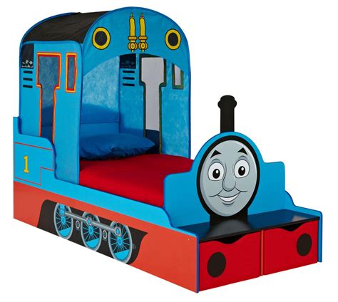 Thomas the Tank Engine Kids Toddler Bed with Underbed Storage HelloHome: Amazon.co.uk: Kitchen ...