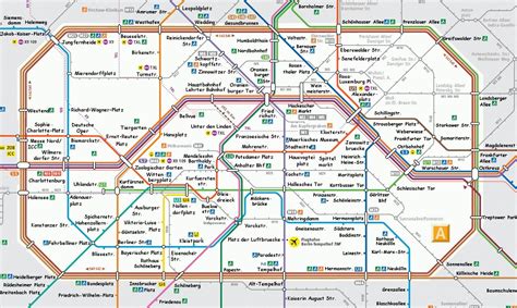 Bahn de berlín mapa - mapa de Berlín bahn (Alemania)