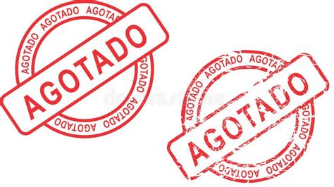 Agotado Stock Illustrations – 3 Agotado Stock Illustrations, Vectors & Clipart - Dreamstime