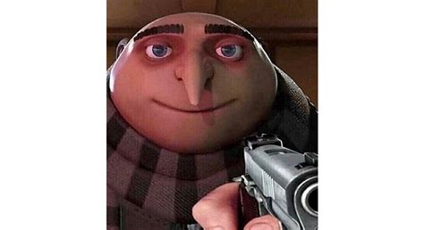 Gru with a gun Blank Template - Imgflip