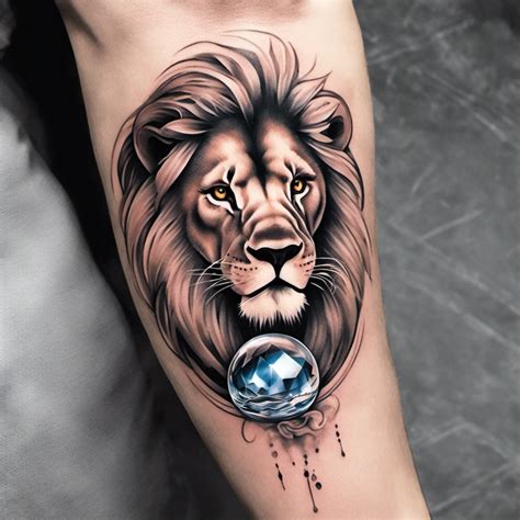 Lion Tattoo For Girls