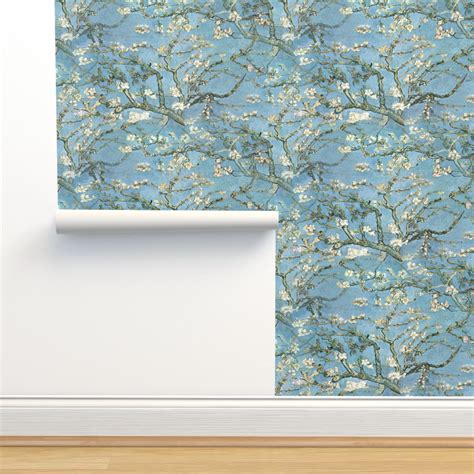 Vincent van Gogh ~ Branches of an Almond Wallpaper | Spoonflower