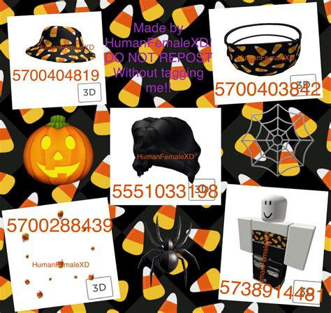 Roblox Halloween Decals