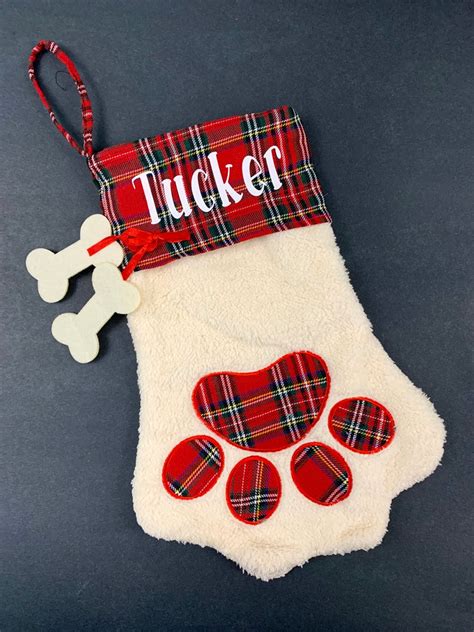 Dog Christmas Stocking Pet Christmas Stocking Christmas | Etsy | Dog christmas stocking, Pet ...