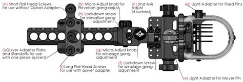 Option Archery Sight Installation and Operation