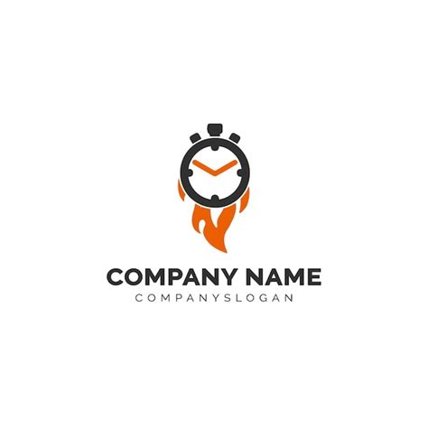 Premium Vector | Stopwatch logo design