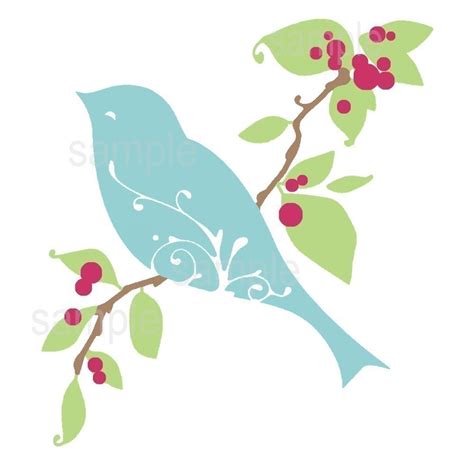 Birds Branch Cliparts: Adding a Touch of Nature to Your Designs