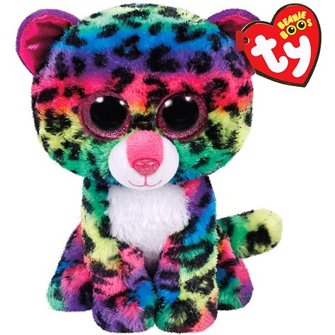 Dotty Beanie Boo Leopard Plush 4in x 6in | Party City