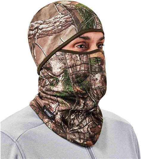 Ergodyne N-Ferno 6823 Balaclava Ski Mask, Wind-Resistant Camo Face Mask | fishingproductspro