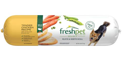 Freshpet Healthy & Natural Dog Food, Fresh Chicken Roll, 6lb - Walmart.com