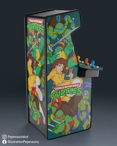 TMNT Arcade. Playable April. on Behance