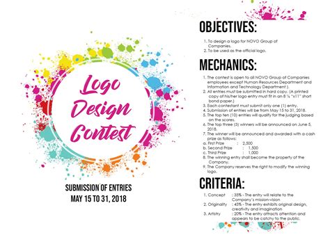 Sample Logo Design Contest Poster ;) | Logo design contest, Logo design ...