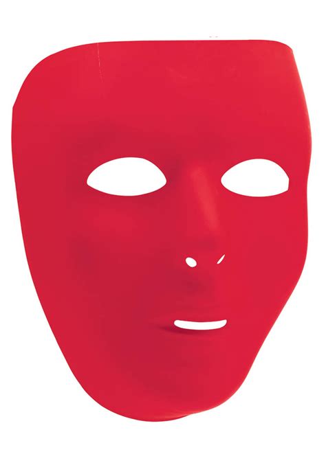 Red Full Face Mask