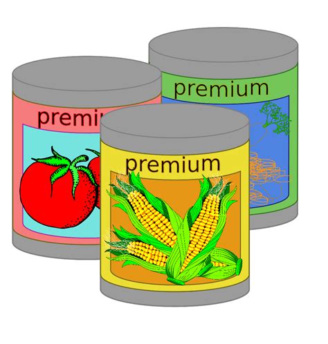 Canned Food Clip Art at Clker.com - vector clip art online, royalty ...