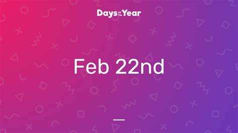 National Holidays on February 22nd, 2023 | Days Of The Year