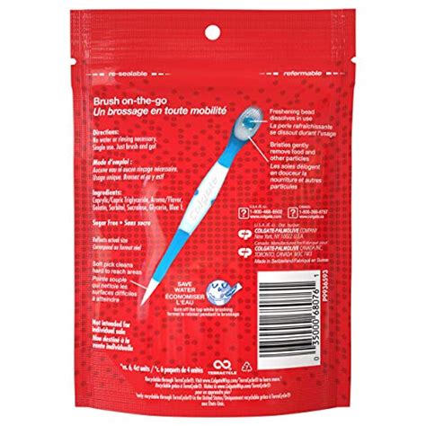 Colgate Max Fresh Wisp Disposable Mini Travel Toothbrushes, Peppermint, 24 Count (Pack of 4 ...