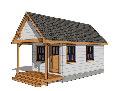 Bungalow with tile roof sketchup model | Thousands of free AutoCAD drawings