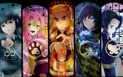 1440x900 Resolution Kimetsu no Yaiba Characters 1440x900 Wallpaper ...