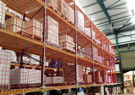 Warehouse racking safety net - Coastal Nets Limited