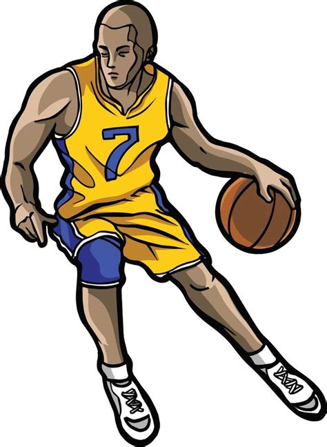 basketball player action illustration clip art collection 20336697 Vector Art at Vecteezy