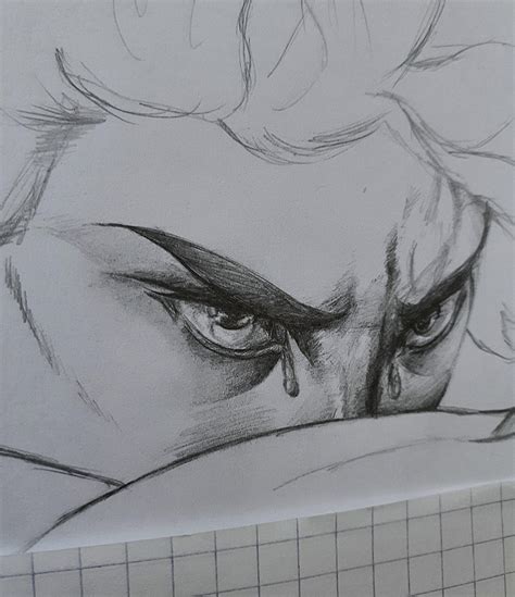 Fallen Angel Pencil Drawing