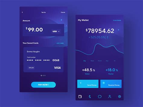 Crypto app UI | App ui design, App ui, Ui design