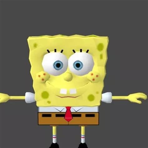 Spongebob Free 3d Model - .Obj - Open3dModel 14495