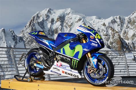 The 2016 Yamaha YZR-M1 of Valentino Rossi, Yamaha Factory Racing at 2016 YZR-M1 machines at ...