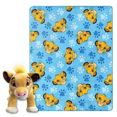 Disney The Lion King Simba Throw Blanket and Pillow Buddy - Walmart.com ...