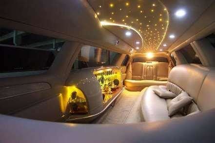 SPORTS CARS: Lamborghini limousine interior