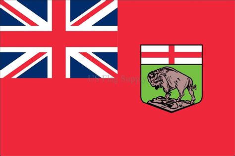 Manitoba Flag 3 x 6ft. Outdoor Flag