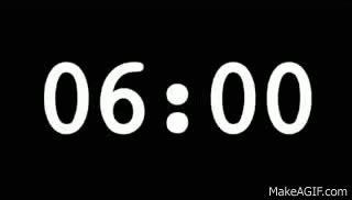 6 minutes timer on Make a GIF